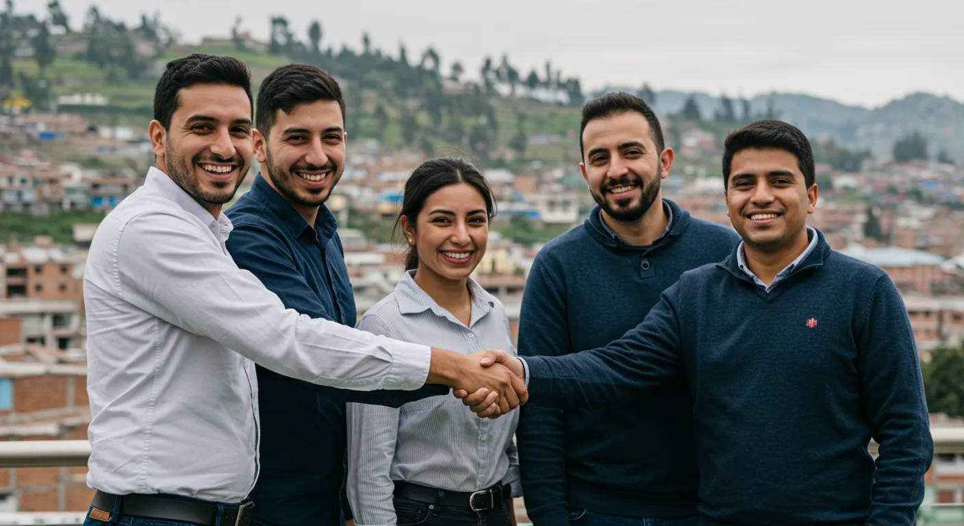 Equipo de ESVA asesorando a un empresario sobre soluciones de seguridad electrónica integrales.
