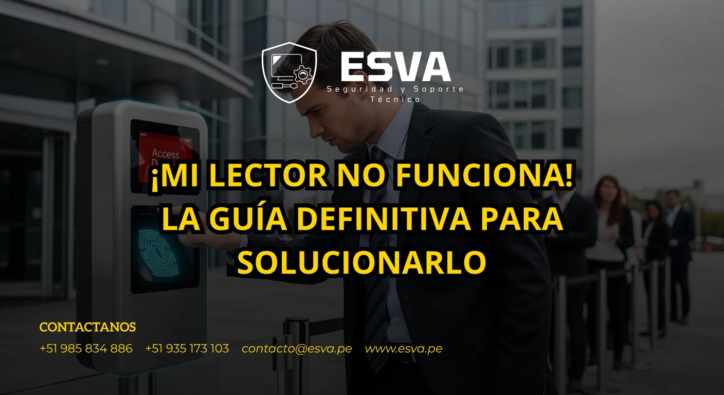 ¿Tu lector de huella dactilar no reconoce a los empleados? Descubre las causas, soluciones prácticas y por qué el soporte técnico en Piura es tu mejor inversión.