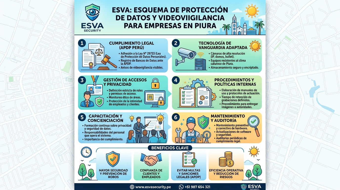 Infografía de Seguridad Electrónica y Backup